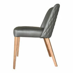 Moe's Home Collection Outlaw Dining Chair Dark Grey-m2 Chairs