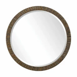 Uttermost Wayde Gold Bark Round Mirror Accessories