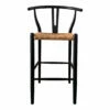 Moe's Home Collection Stools Ventana Barstool Black And Natural