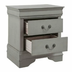 Ashley Furniture Kordasky - Gray - Two Drawer Night Stand