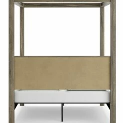 Signature Design By Ashley® Shallifer - Brown - Queen Canopy Bed Beds