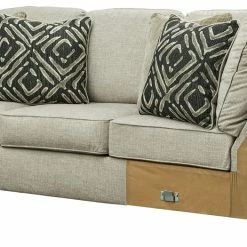 Benchcraft® Wellhaven - Linen - Left Arm Facing Sofa 2 Pc Sectional