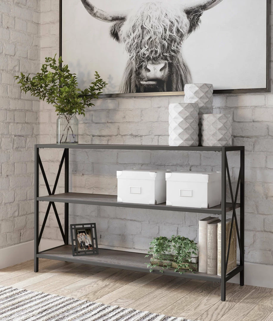 Brand new 💯 Ashley Furniture Bookcases Freedan - Grayish Brown - Bookshelf ✨ 6 Ashley Furniture Bookcases Freedan - Grayish Brown - Bookshelf