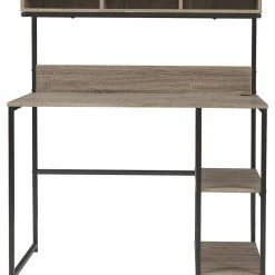 Best Pirce 🌟 Ashley Furniture Daylicrew - Grayish Brown/gunmetal - Home Office Desk And Hutch Desks ⌛ 13 Ashley Furniture Daylicrew - Grayish Brown/gunmetal - Home Office Desk And Hutch Desks