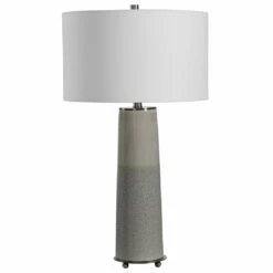 Best Sale ⌛ Accessories Uttermost Abdel Gray Glaze Table Lamp 🎁 15 Accessories Uttermost Abdel Gray Glaze Table Lamp