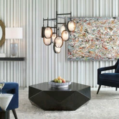 Accessories Uttermost Maxin Dark Bronze 9 Light Chandelier