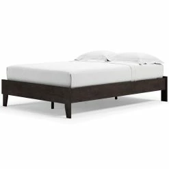 Ashley Furniture Piperton - Brown / Black - Full Platform Bed Beds