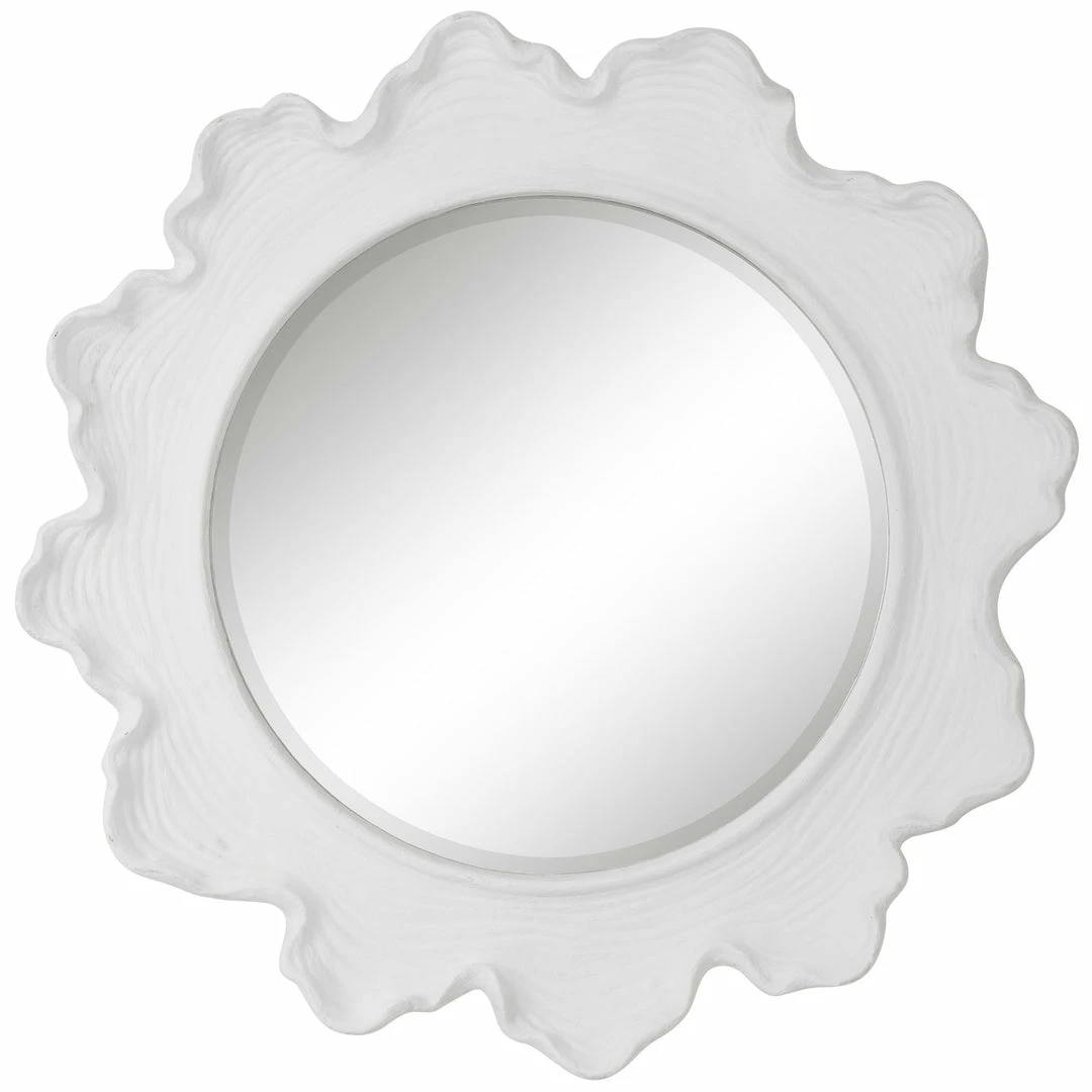 Budget 😉 Uttermost Sea Coral White Round Mirror 🛒 3 Uttermost Sea Coral White Round Mirror