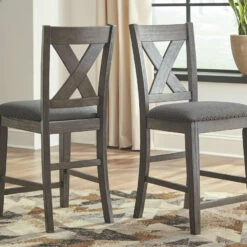 Best deal ✔️ Signature Design By Ashley® Dining Room Sets Caitbrook - Dark Gray - Rectangular Dining Room Counter Table, 2 Upholstered Stools, 2 Upholstered Barstools 🌟 11 Signature Design By Ashley® Dining Room Sets Caitbrook - Dark Gray - Rectangular Dining Room Counter Table, 2 Upholstered Stools, 2 Upholstered Barstools
