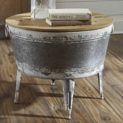 Ashley Furniture Tables Shellmond - Metallic / Brown / Beige - Accent Cocktail Table