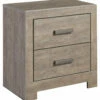 Ashley Furniture Culverbach - Gray - Two Drawer Night Stand