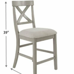 Signature Design By Ashley® Parellen - Dark Gray - 5 Pc. - Counter Table, 4 Barstools Dining Room Sets