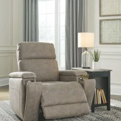 Ashley Furniture Rowlett - Fog - Pwr Recliner/adj Headrest