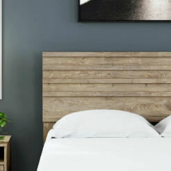 Signature Design By Ashley® Headboards Oliah - Natural - Queen Panel Headboard