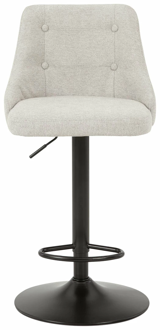 Promo 🥰 Signature Design By Ashley® Gaddison - Beige/black - Tall Uph Swivel Barstool(2/cn) Stools 🌟 6 Signature Design By Ashley® Gaddison - Beige/black - Tall Uph Swivel Barstool(2/cn) Stools