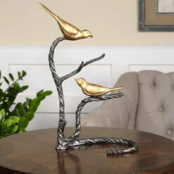 Table Decor Uttermost Birds On A Limb Sculpture