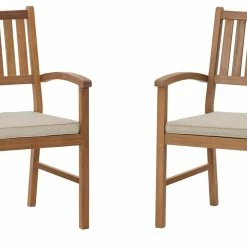 Signature Design By Ashley® Chairs Janiyah - Light Brown - Arm Chair (2/cn)