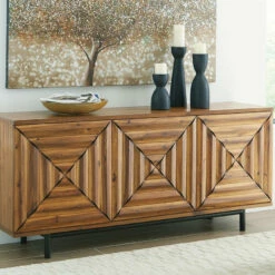 Ashley Furniture Fair - Warm Brown - Accent Cabinet Cabinets