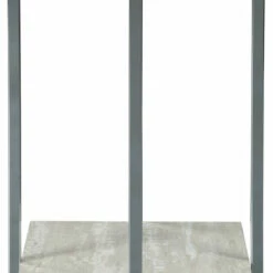Ashley Furniture Bodalli - Ivory/chrome - Chair Side End Table
