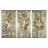 Accessories Uttermost Champagne Leaves Modern Art S/3