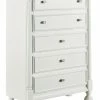 Ashley Furniture Kaslyn - White - Five Drawer Chest Chests