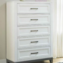 Ashley Furniture Brynburg - White - Five Drawer Chest Chests