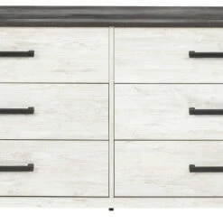 Ashley Furniture Shawburn - Attractive/Charcoal Gray - Six Drawer Dresser Dressers