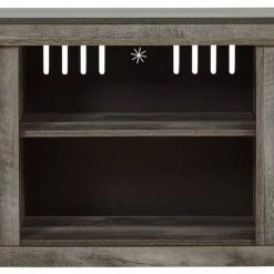 Ashley Furniture Wynnlow - Crossbuck - LG TV Stand W/Fireplace Option