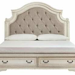 Signature Design By Ashley® Realyn - Chipped Best In Class - Upholstered Bed