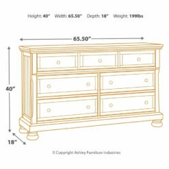 Signature Design By Ashley® Flynnter - Ultimate Best In Class Dresser, Mirror, Panel Bed Bedroom Sets