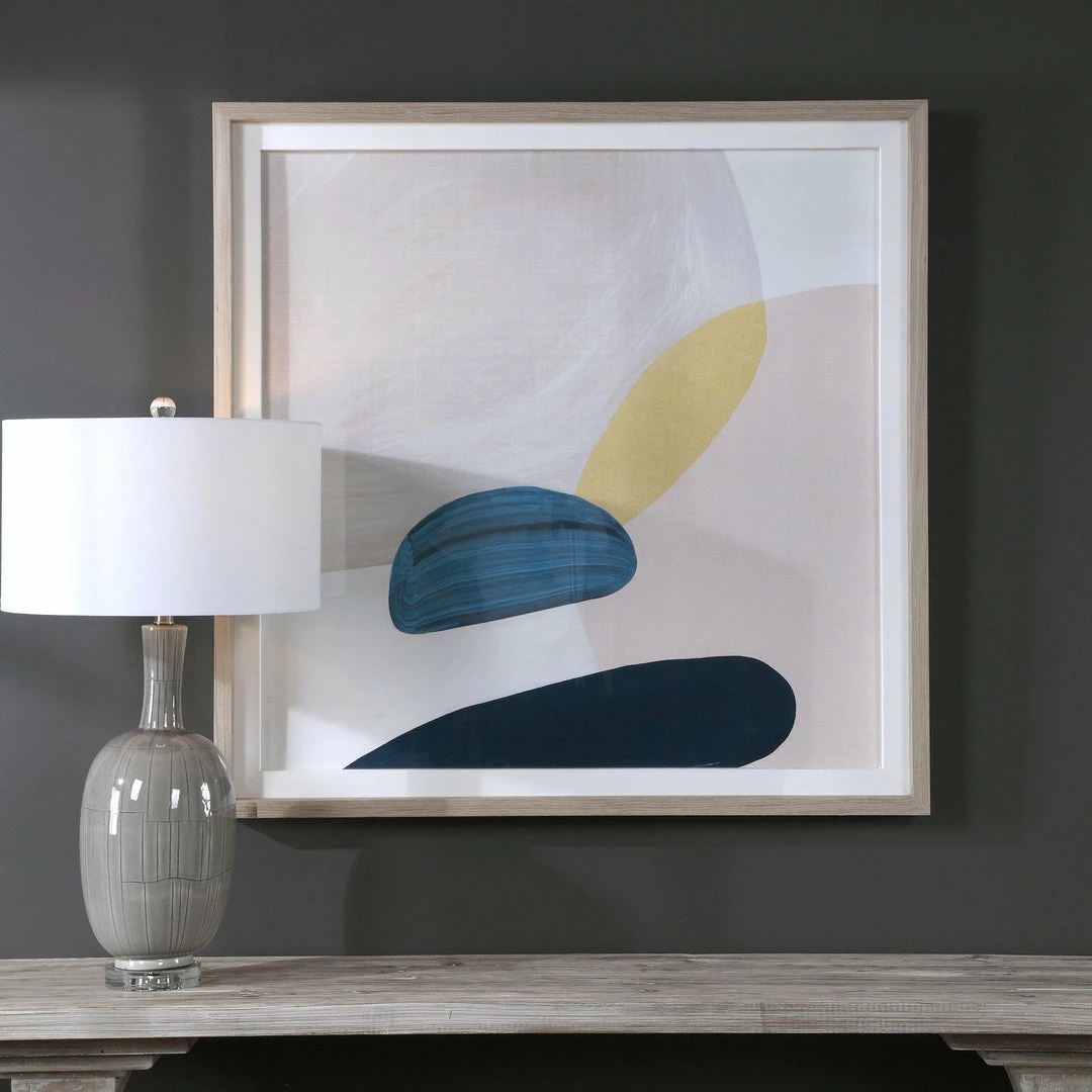 Outlet ๐ Uttermost Pink Pebbles I Framed Print โ 9 Uttermost Pink Pebbles I Framed Print