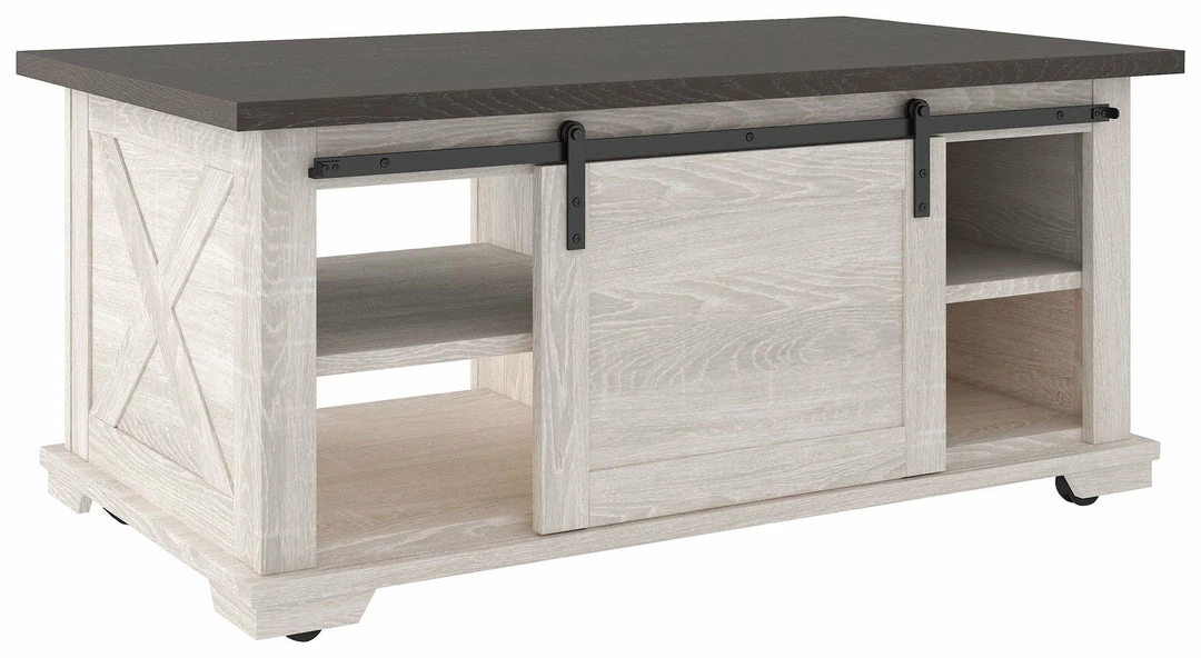 Top 10 🔥 Ashley Furniture Dorrinson - White / Black / Gray - Rectangular Cocktail Table 😀 10 Ashley Furniture Dorrinson - White / Black / Gray - Rectangular Cocktail Table