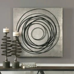 Accessories Uttermost Whirlwind Iron Coils Wall Art