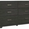 Ashley Furniture Belachime - Black - Six Drawer Dresser