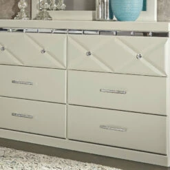 Ashley Furniture Dreamur - Pearl Stipple - Dresser, Mirror Dressers