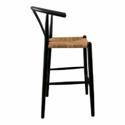 Moe's Home Collection Stools Ventana Barstool Black And Natural