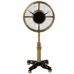 Accessories Uttermost Gio Brass Table Clock
