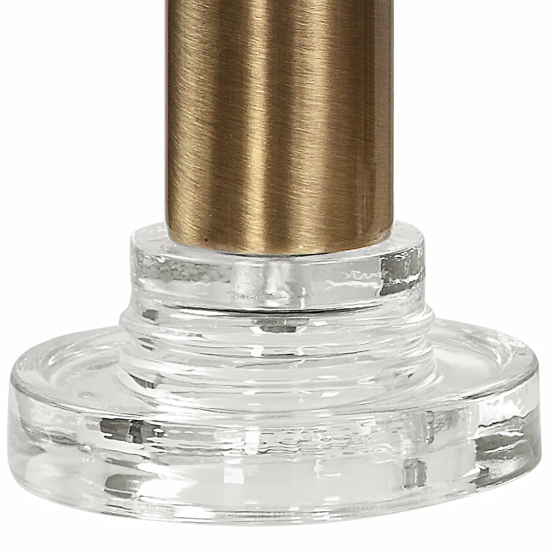 Buy 🧨 Uttermost Leslie Brushed Brass Candleholders, S/2 Table Decor ✨ 5 Uttermost Leslie Brushed Brass Candleholders, S/2 Table Decor