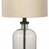 Outlet 🔔 Ashley Furniture Bandile - Clear/bronze Finish - Glass Table Lamp (1/cn) 🎉 2 Ashley Furniture Bandile - Clear/bronze Finish - Glass Table Lamp (1/cn)