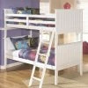 Wholesale ✨ Signature Design By Ashley® Beds Lulu - White - Bunk Bed (twin/twin) 🤩 1 Signature Design By Ashley® Beds Lulu - White - Bunk Bed (twin/twin)