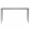 Uttermost Nightfall White Marble Console Table Tables
