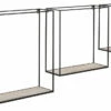 Ashley Furniture Accessories Efharis - Black/antique Gray - Wall Shelf Set (3/cn)