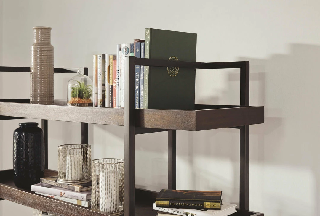 Wholesale 🎉 Signature Design By Ashley® Starmore - Brown - 3 Pc. - L Shaped Desk, Bookcase Home Office Sets 👏 4 Signature Design By Ashley® Starmore - Brown - 3 Pc. - L Shaped Desk, Bookcase Home Office Sets