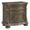 Ashley Furniture Charmond - Brown Dark - Two Drawer Night Stand