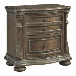 Ashley Furniture Charmond - Brown Dark - Two Drawer Night Stand