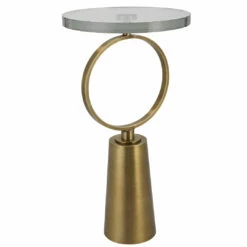 Brand new ✨ Uttermost Ringlet Brass Accent Table Tables 👍 10 Uttermost Ringlet Brass Accent Table Tables