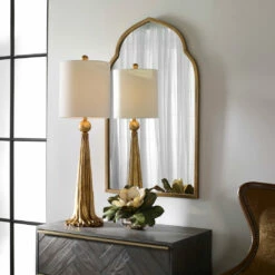 Accessories Uttermost Kenitra Gold Arch Mirror