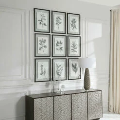 Uttermost Farmhouse Florals Framed Prints, S/9 Accessories