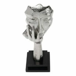 Moe's Home Collection Ponder Sculpture Nickel