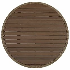 Ashley Furniture Tables Amaris - Brown/black - Round Dining Table